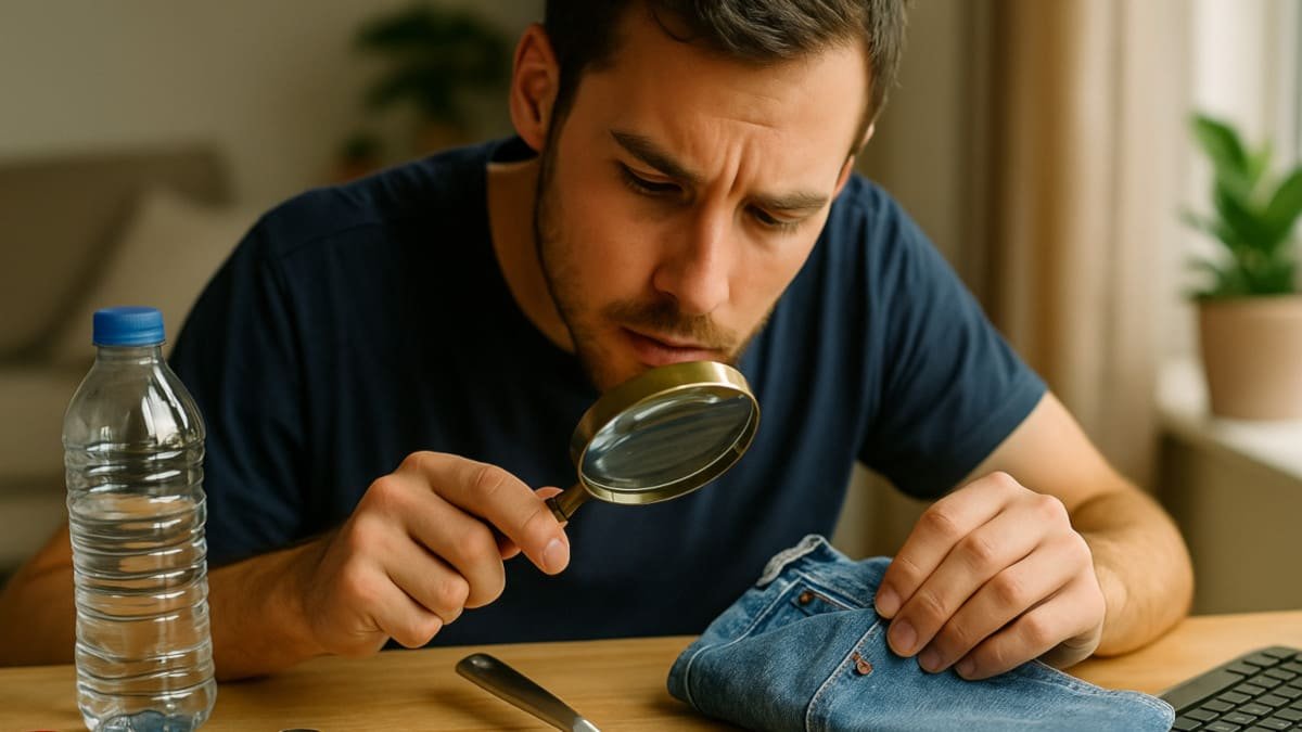 persona descubriendo funciones ocultas en objetos cotidianos dentro de un entorno real