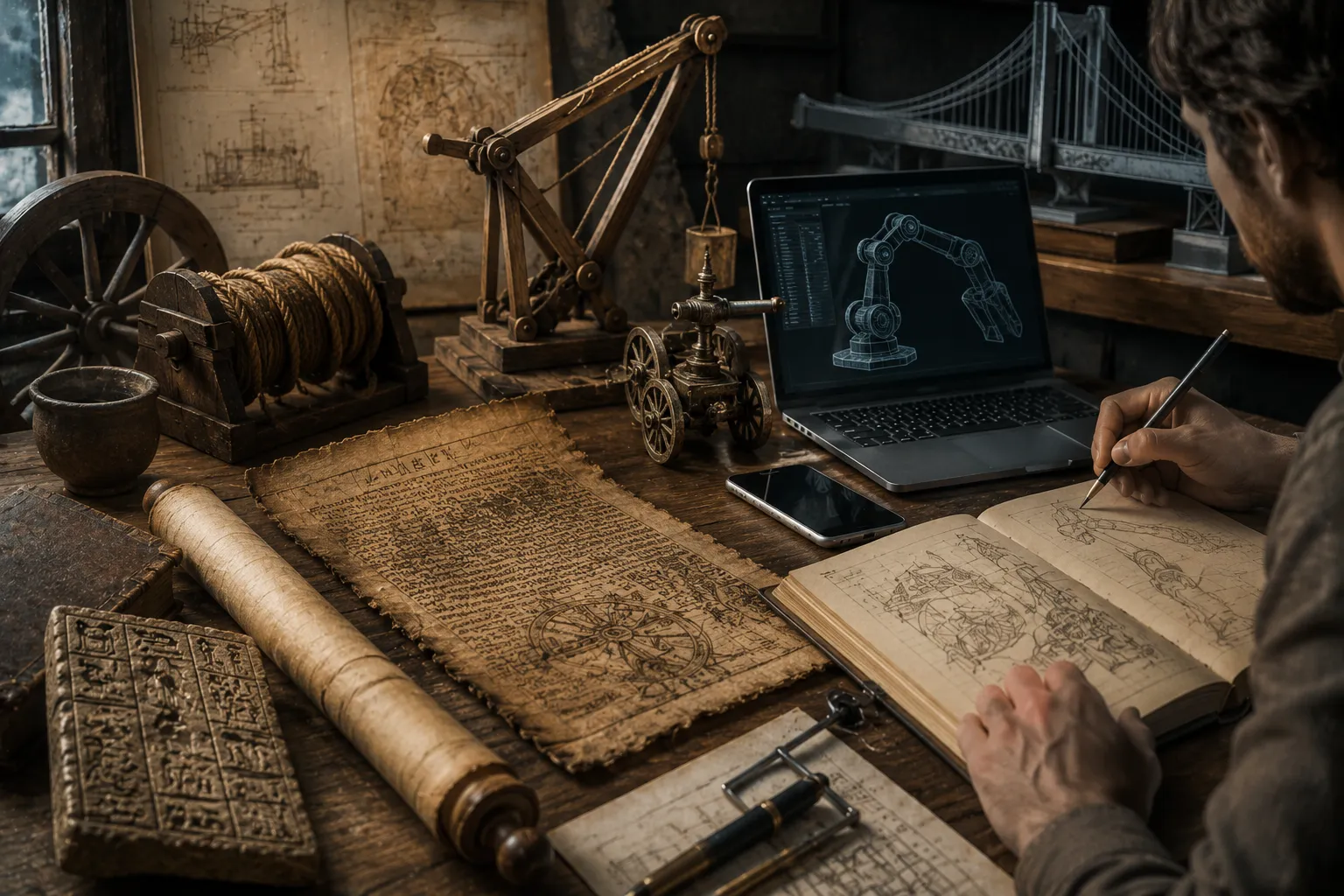 Tecnologías antiguas base de inventos modernos