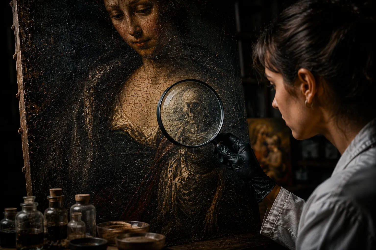 Arte antiguo con secretos ocultos