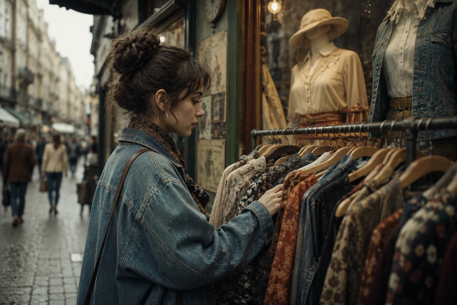 Ropa vintage resurgiendo en la moda actual