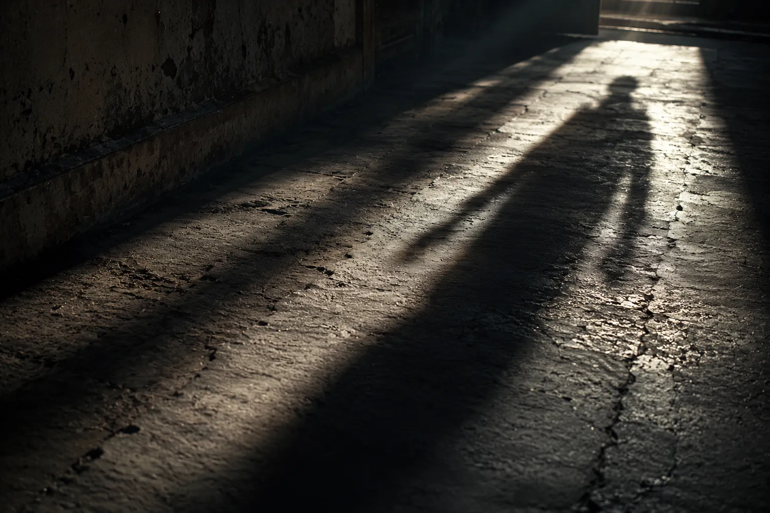 Una sombra misteriosa se desplaza sobre el suelo.