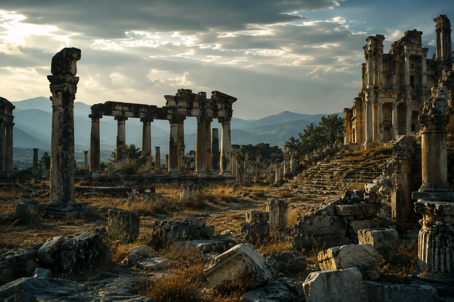 Ruinas de un antiguo imperio olvidado