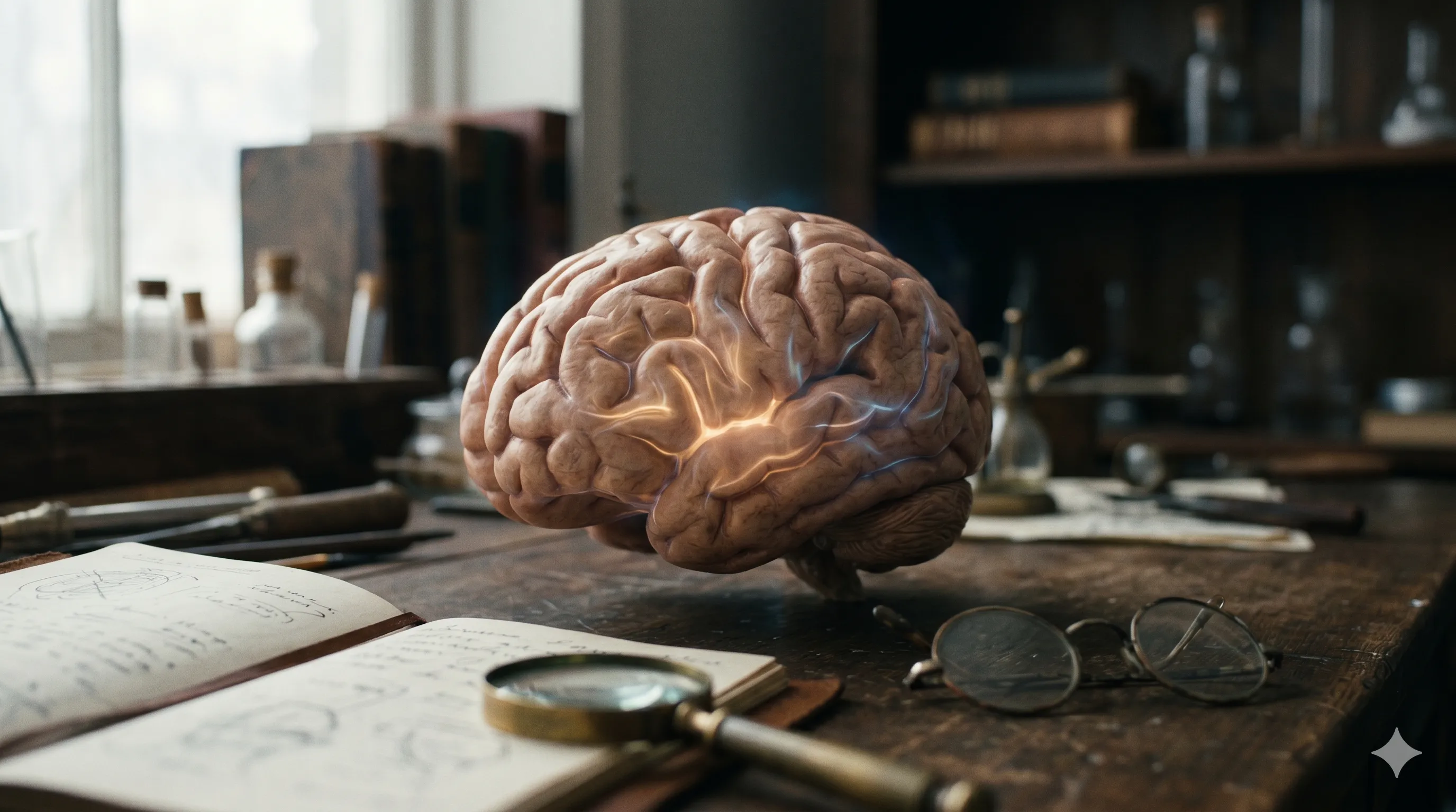 Cerebro humano en estado exploratorio